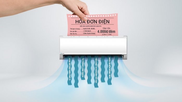 Điều hòa Casper có tốn điện không? Cách tính điện năng tiêu thụ chuẩn xác