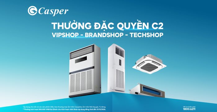 THƯỞNG ĐẶC QUYỀN C2 | MUA 3 BỘ BẤT KỲ THƯỞNG 01 BỘ ĐIỀU HÒA JC-09IU36*