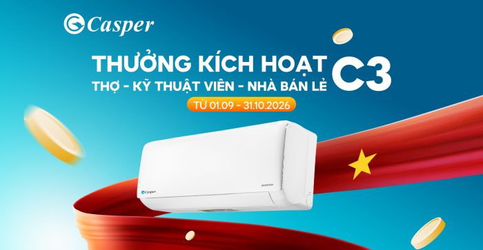 THƯỞNG KÍCH HOẠT C3 | MUA 3 BỘ BẤT KỲ THƯỞNG LÊN TỚI 1.300.000VND*